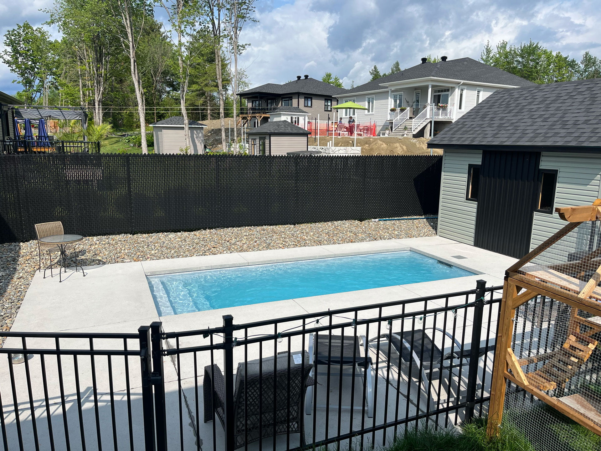 Installation 2023, Piscine Bayto modèle 8 x 20