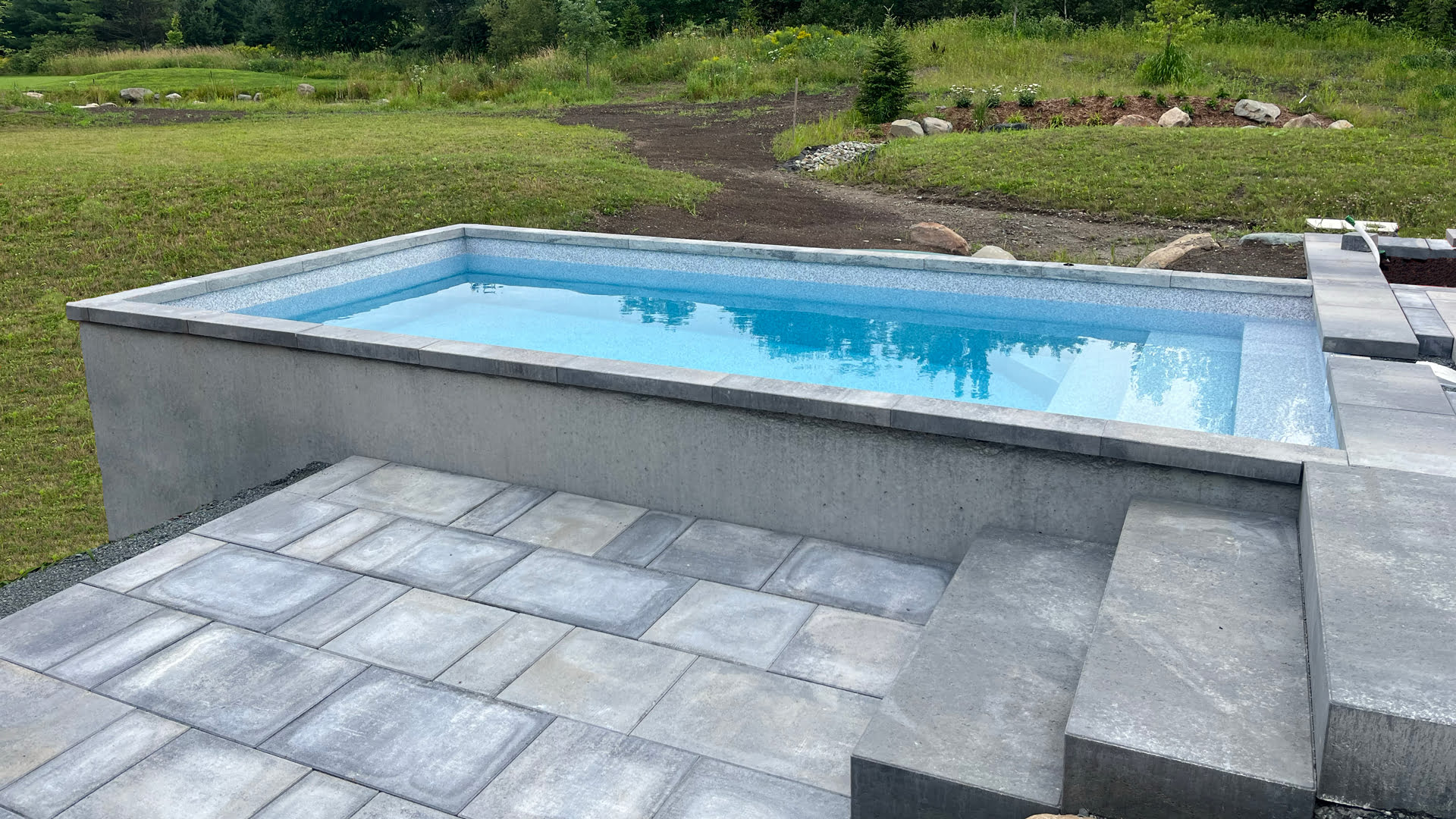 Piscine semi-creusée Bayto - Bayto semi-inground Pool