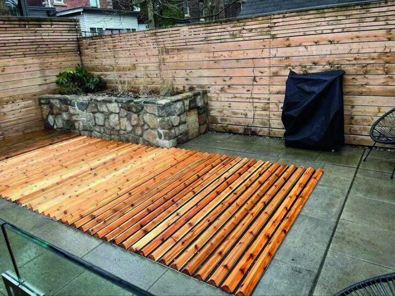 Couverture en cèdre