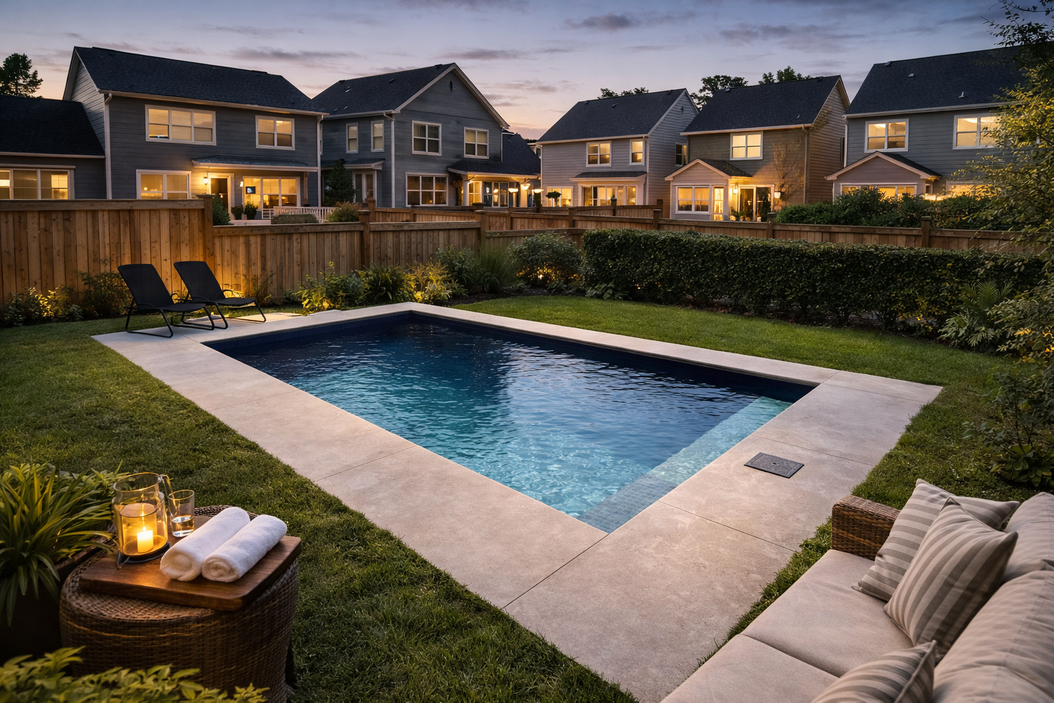 Bayto concrete plunge pool